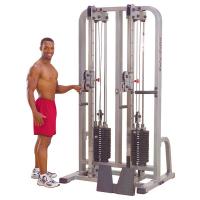 Сдвоенная блочная стойка Body Solid SDC2000G-2 с двумя весовыми стеками по 105 кг