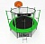 Батут с баскетбольным кольцом I-JUMP BASKET 14ft зеленый