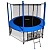 Батут i-JUMP Elegant 16ft 4,88м с нижней сетью и лестницей (blue)